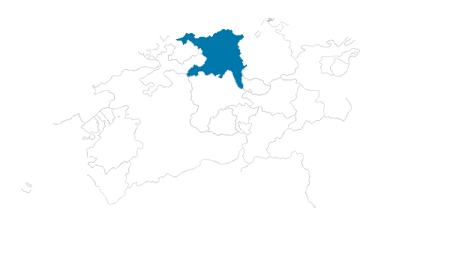 Karte: Aargau auf der Schweizkarte