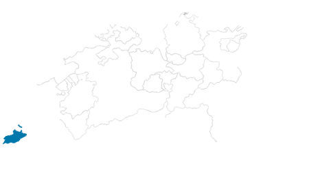 Karte: Genf auf der Schweizkarte