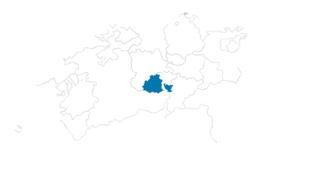 Karte: Obwalden auf der Schweizkarte
