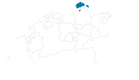 Karte: Schaffhausen auf der Schweizkarte