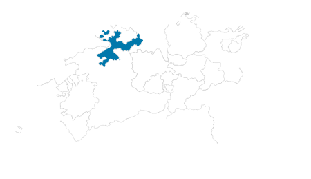 Karte: Solothurn auf der Schweizkarte