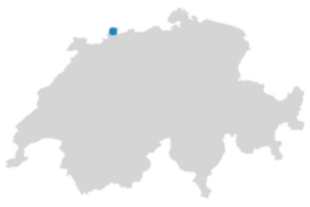 Schweizkarte: Wo ist Basel?