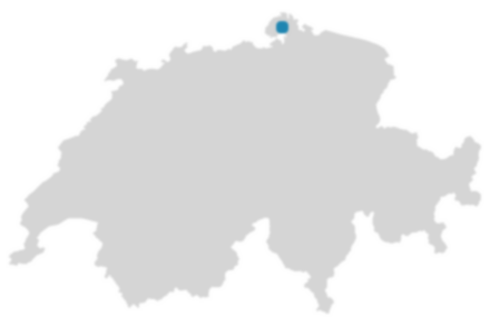 Schweizkarte: Wo ist Beringen?