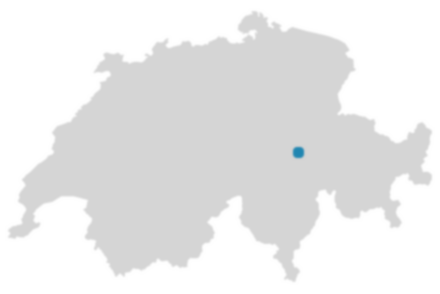 Schweizkarte: Wo ist Breil/Brigels?