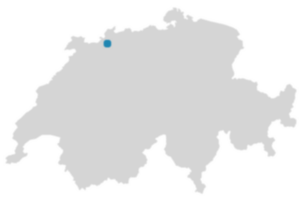 Schweizkarte: Wo ist Brislach?