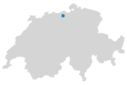 Schweizkarte: Wo ist Brugg?