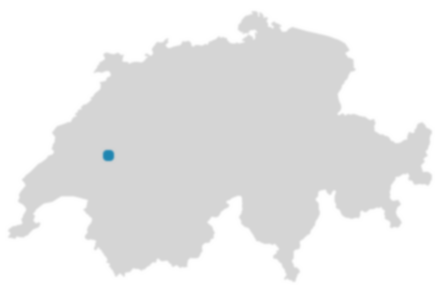 Schweizkarte: Wo ist Cottens?