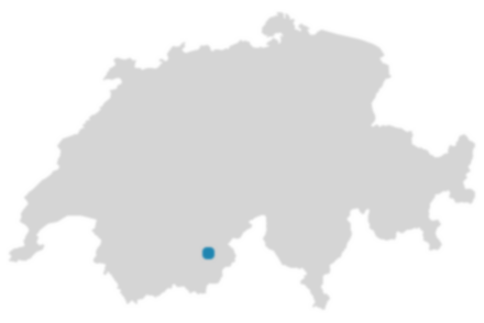 Schweizkarte: Wo ist Eisten?