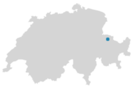 Schweizkarte: Wo ist Furna?