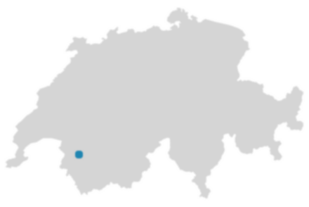 Schweizkarte: Wo ist Gryon?