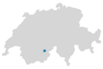 Schweizkarte: Wo ist Lalden?