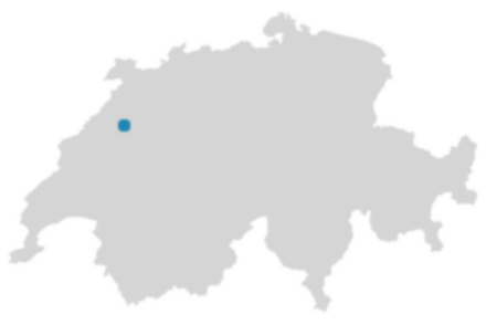 Schweizkarte: Wo ist Le Landeron?