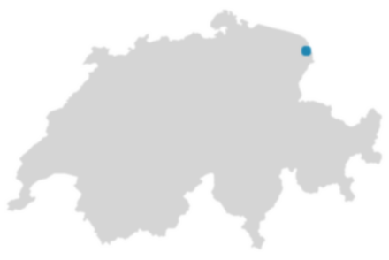 Schweizkarte: Wo ist Lutzenberg?