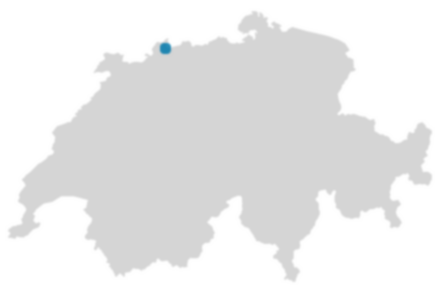 Schweizkarte: Wo ist Muttenz?