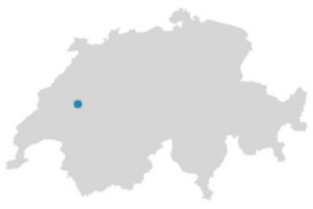 Schweizkarte: Wo ist Ponthaux?