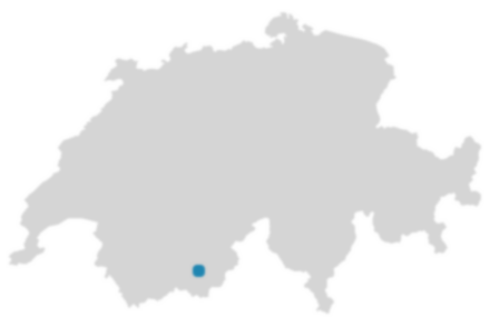 Schweizkarte: Wo ist Randa?