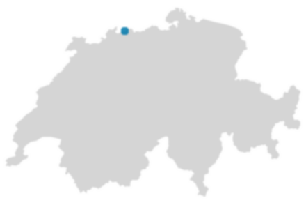 Schweizkarte: Wo ist Rheinfelden?