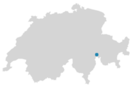 Schweizkarte: Wo ist Rheinwald?