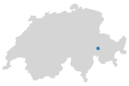 Schweizkarte: Wo ist Rongellen?