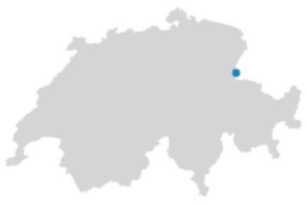 Schweizkarte: Wo ist Sevelen?