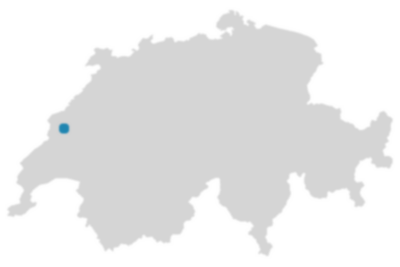 Schweizkarte: Wo ist Tévenon?