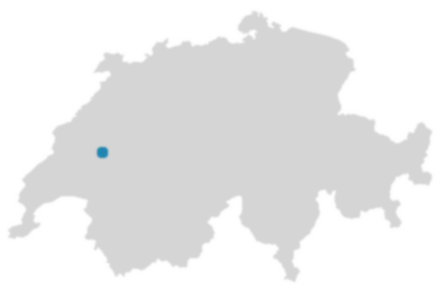 Schweizkarte: Wo ist Torny?