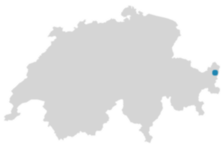 Schweizkarte: Wo ist Valsot?